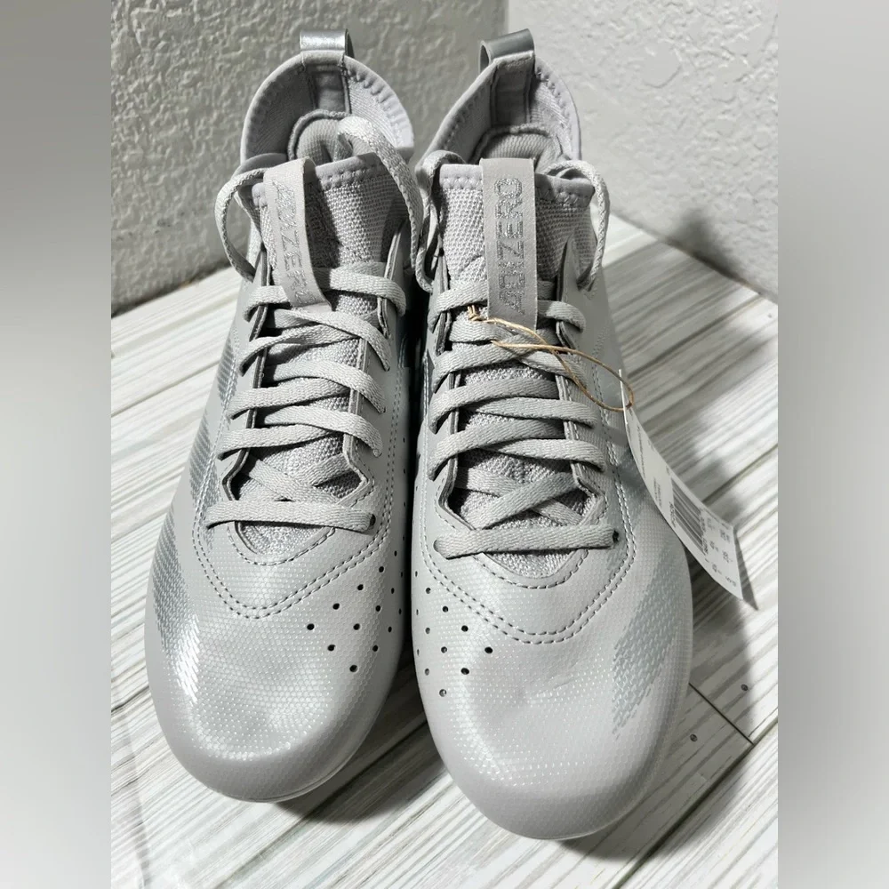 Adidas Adizero Impact.2‎ Men’s Football molded Cleats IF2526  Size 5 Silver grey